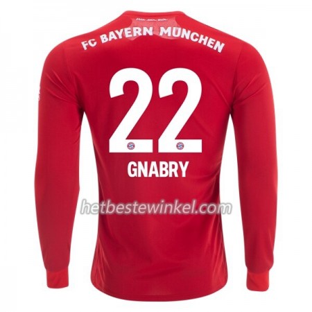 FC Bayern München Serge Gnabry 22 Voetbalshirts Thuis 2019/20 - LS